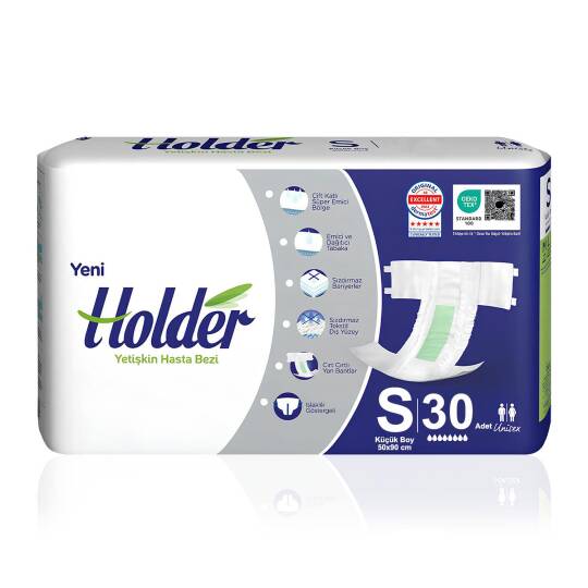 Holder Belbantlı Hasta Bezi S-Small Beden 30 Adet