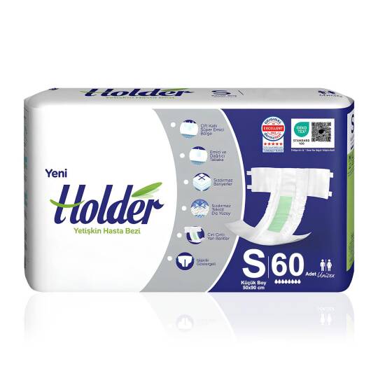 Holder Belbantlı Hasta Bezi S-Small Beden 60 Adet