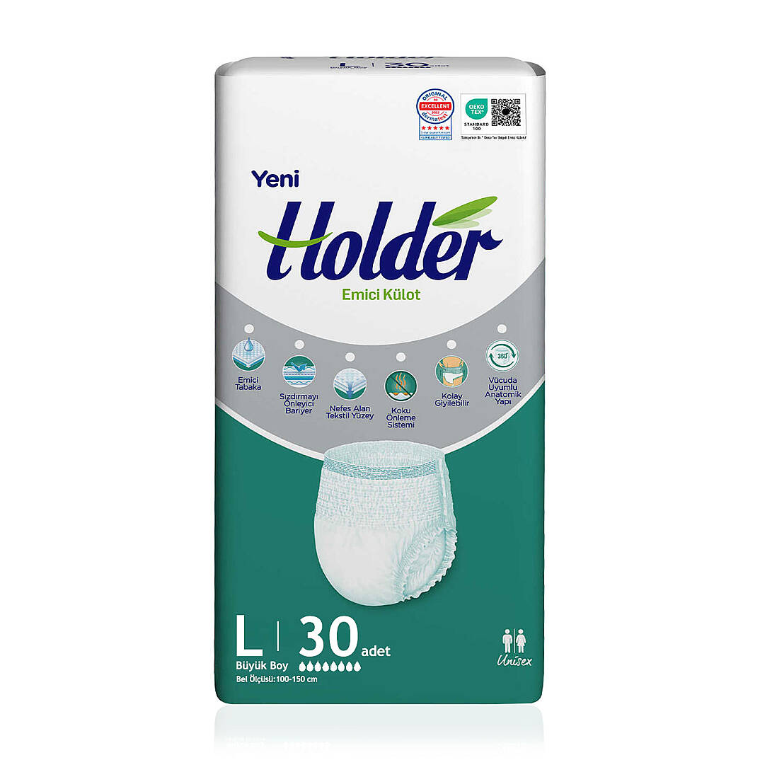 Holder Emici Külot L-Large Beden 30 Adet - 1