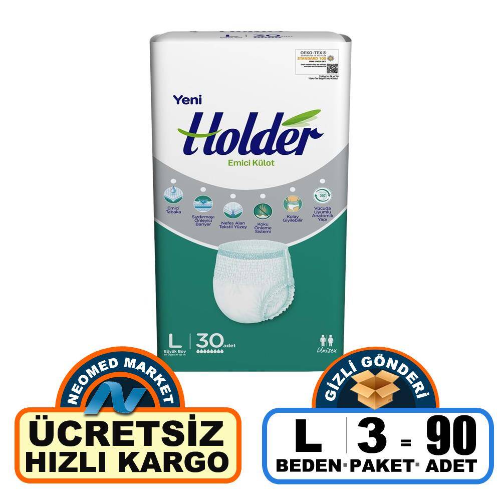 Holder Emici Külot L-Large Beden 90 Adet - 1
