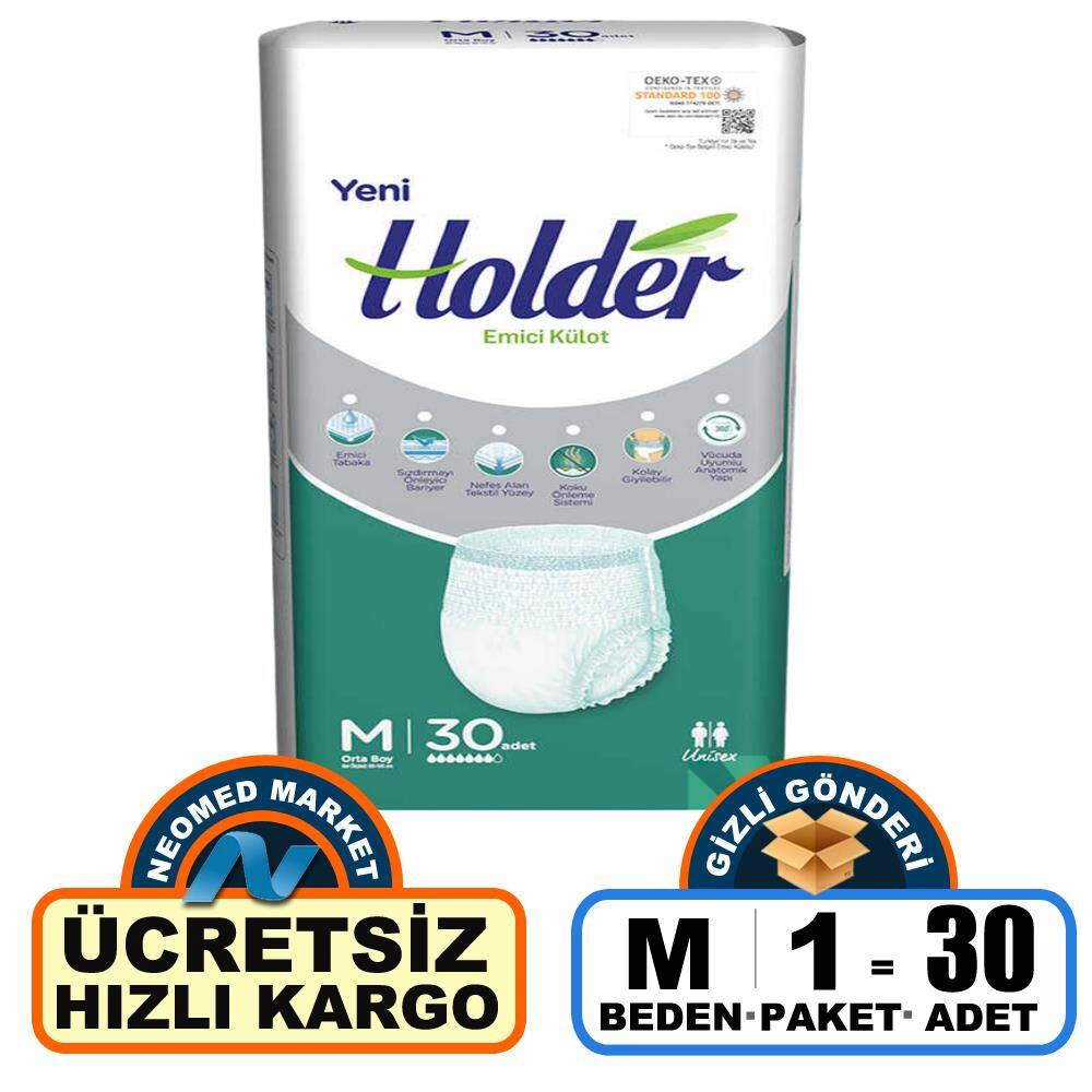 Holder Emici Külot M-Medium Beden 30 Adet - 1