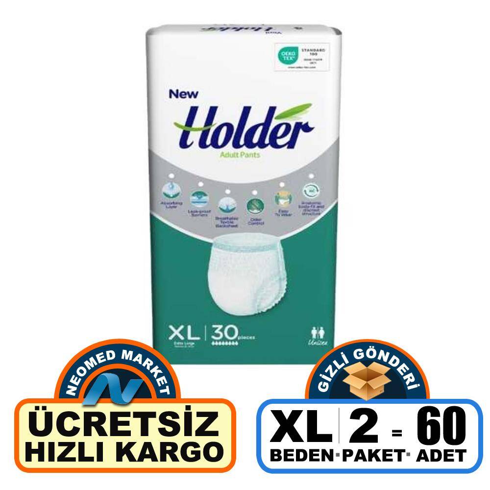 Holder Emici Külot XL-Extra Large Beden 60 Adet - 1