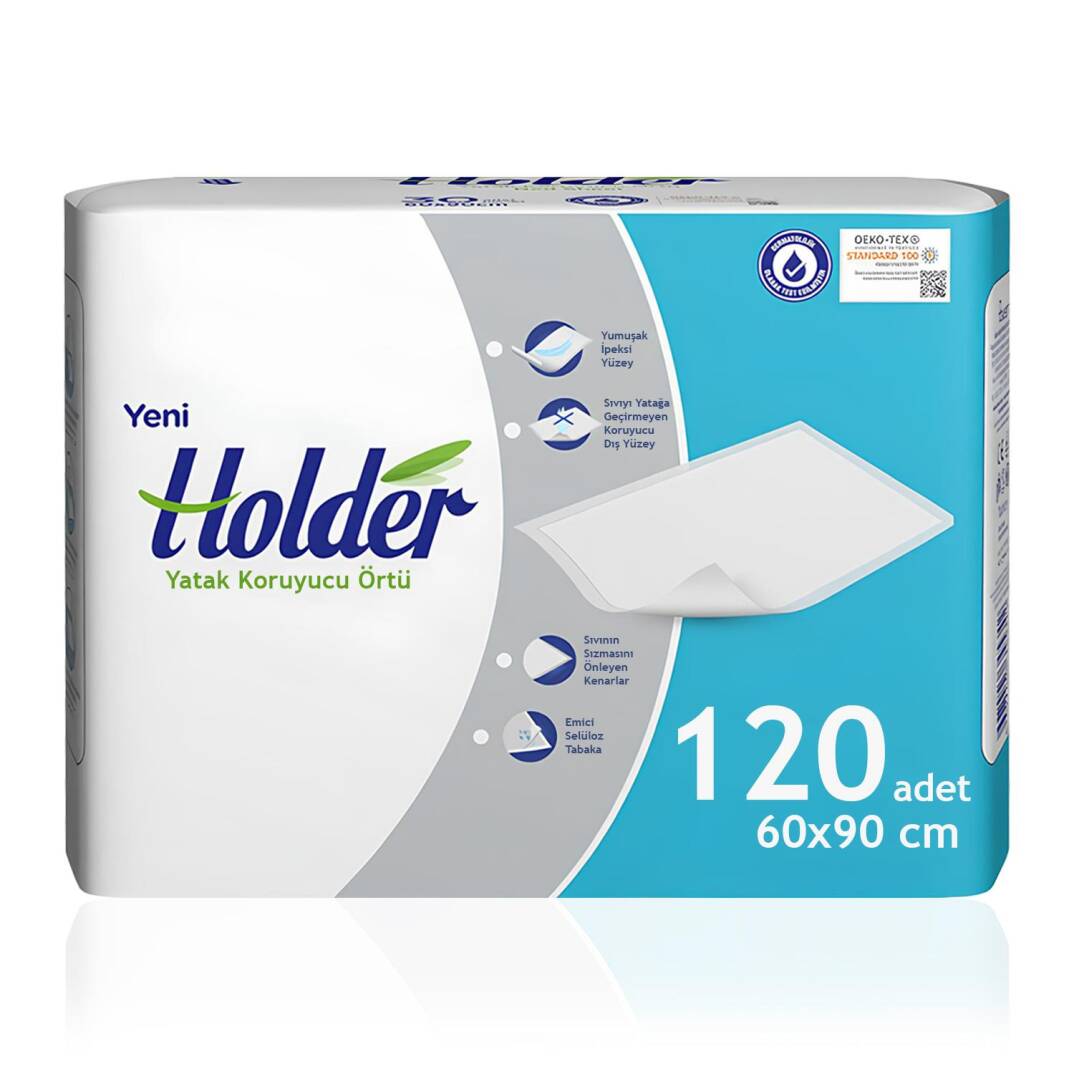 Holder Yatak Koruyucu Örtü 60x90 Cm 120 Adet - 1
