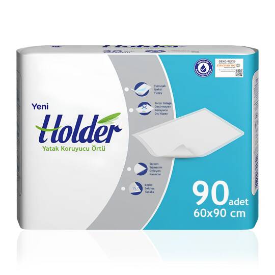 Holder Yatak Koruyucu Örtü 60x90 Cm 90 Adet