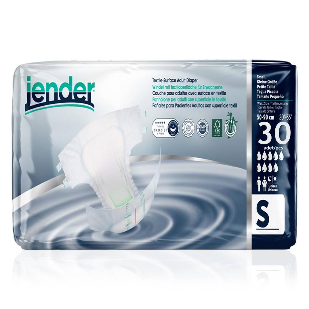 Jender Bel Bantlı Hasta Bezi S-Small Beden 30 Adet - 1