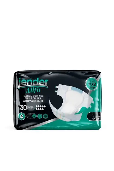 Jender Bel Bantlı Hasta Bezi XS - Eksta Small Beden 90 Adet - 1