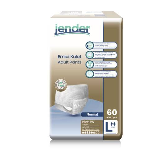 Jender Emici Külot L-Large Beden 60 Adet