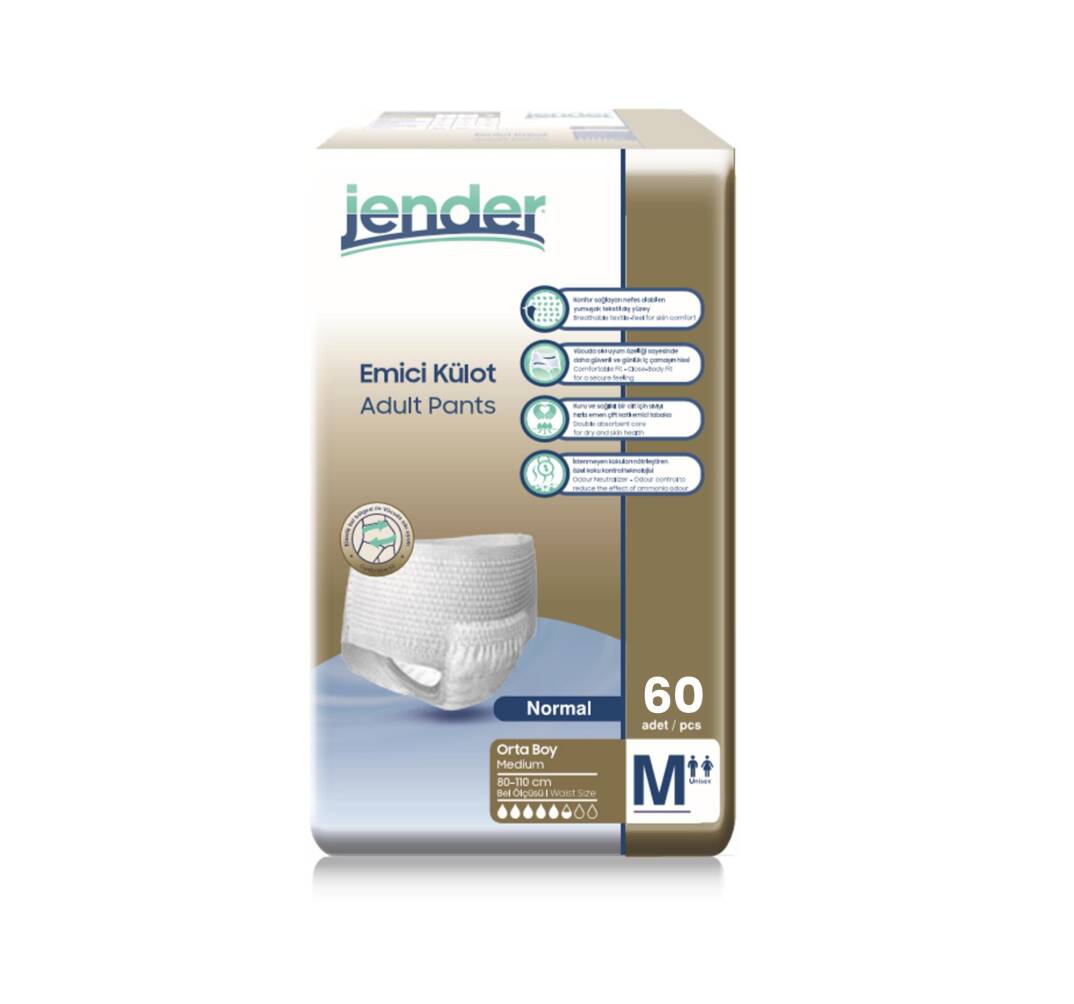 Jender Emici Külot M-Medium Beden 60 Adet - 1