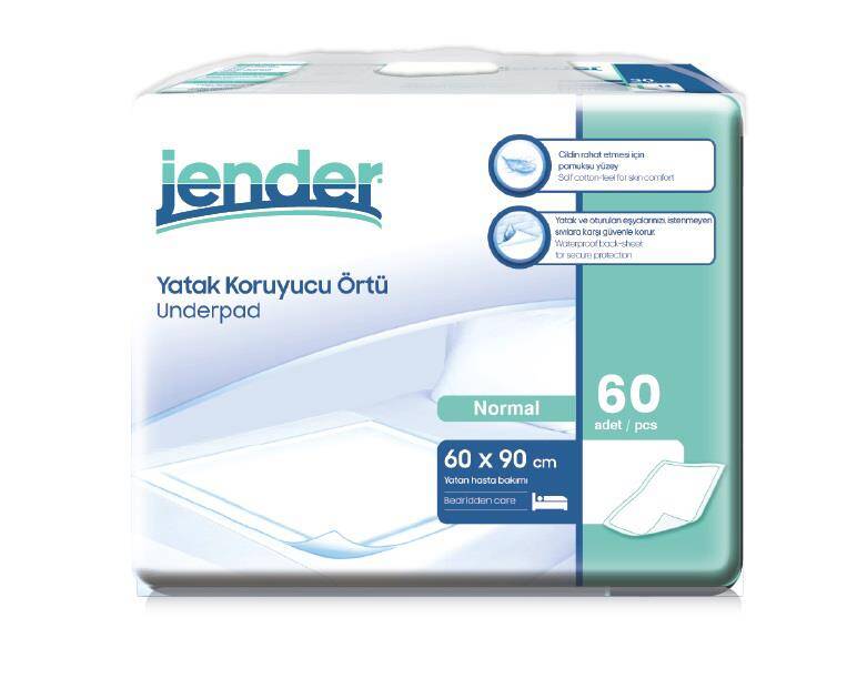 Jender Yatak Koruyucu Örtü 60×90 Cm 60 Adet - 1
