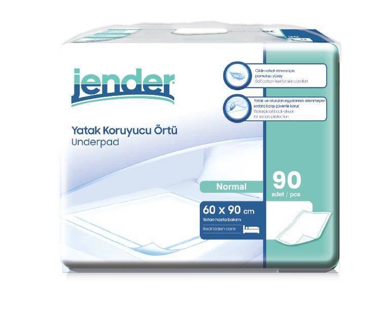 Jender Yatak Koruyucu Örtü 60×90 Cm 90 Adet - 1