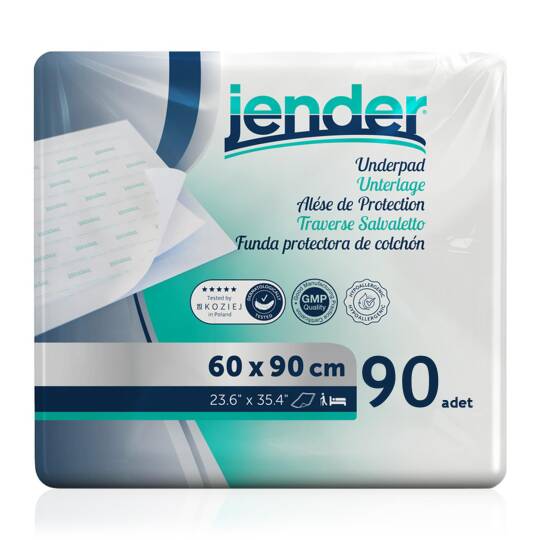 Jender Yatak Koruyucu Örtü 60×90 Cm 90 Adet