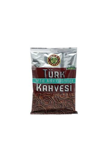 Kahve Dünyası Türk Kahvesi Orta Kavrulmuş 100 Gr 24 Adet - 2