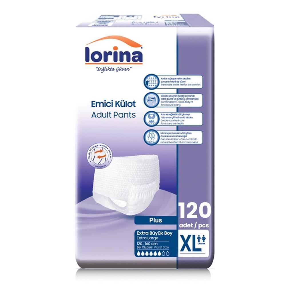 Lorina Emici Külot XL-Extra Large Beden 120 Adet - 1