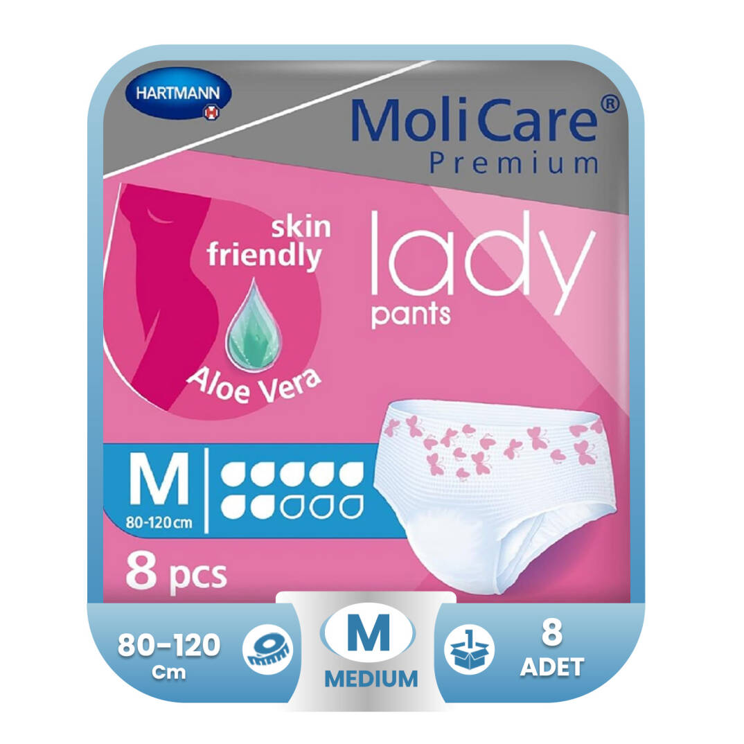 Molicare Premium Lady Emici Külot M-Medium Beden 8 Adet (7 Damla) - 1