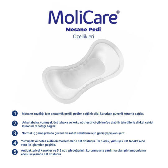 Molicare Premium Lady Pad 3 Damla Mesane Pedi 14 Adet - 2