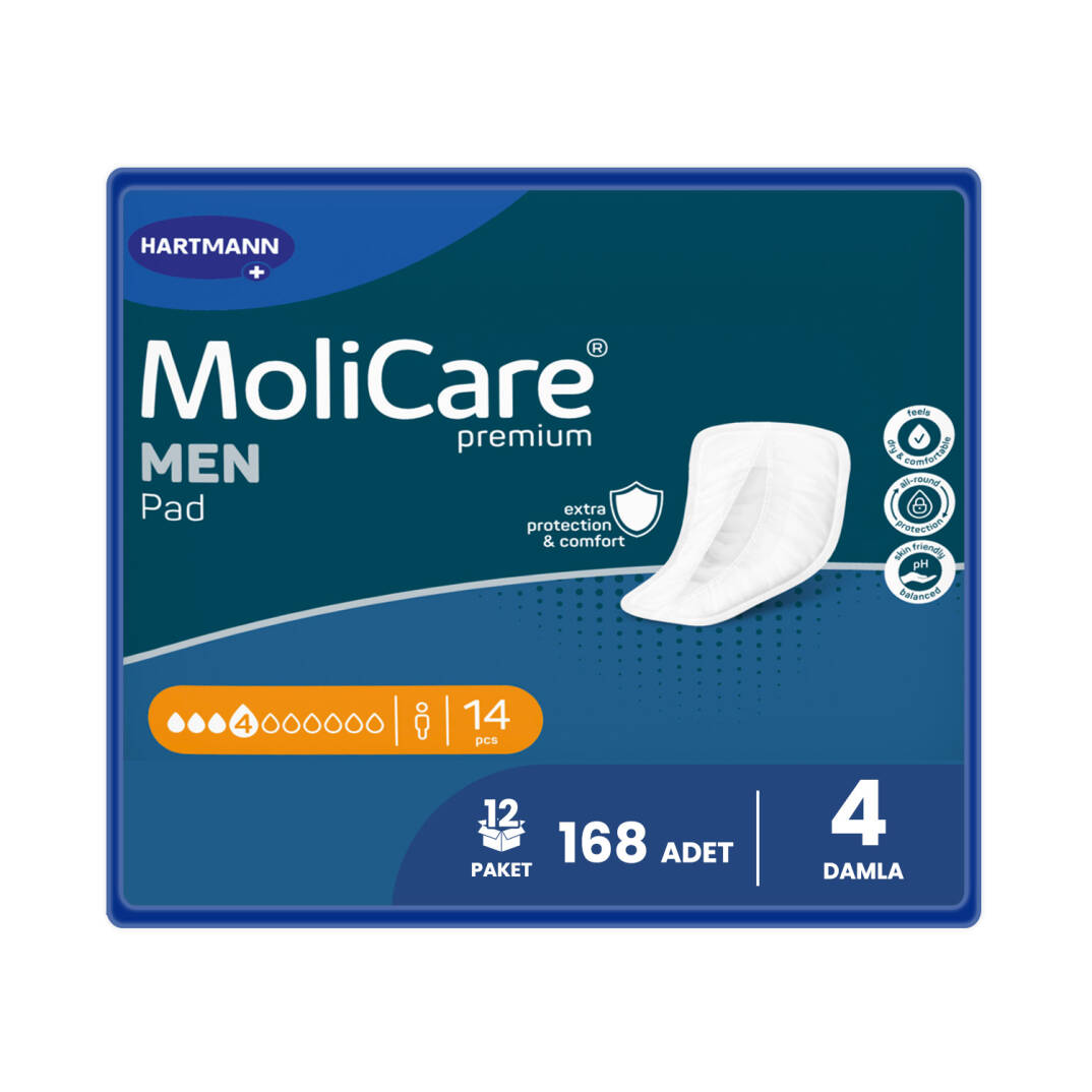 Molicare Premium Men 4 Damla Mesane Pedi 168 Adet - 1
