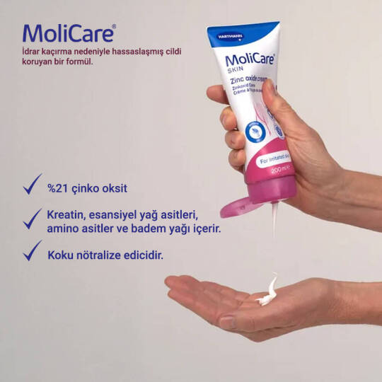 Molicare Skin Koruyucu Çinkolu Krem 200 ml - 1 Adet - 2
