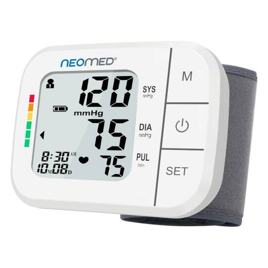Neomed DBP-2266 Geniş Ekranlı Hafızalı Bilekten Dijital Tam Otomatik Tansiyon Aleti