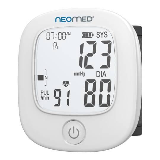 Neomed DBP-8178 Türkçe Konuşan Tek Tuşla Ölçen Işıklı Bilekten Dijital Tam Otomatik Tansiyon Aleti