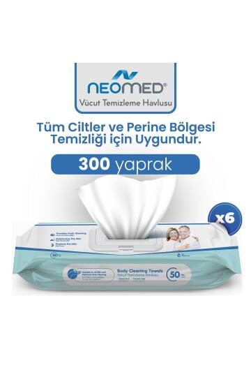 Neomed Perine ve Vücut Temizleme Havlusu 300