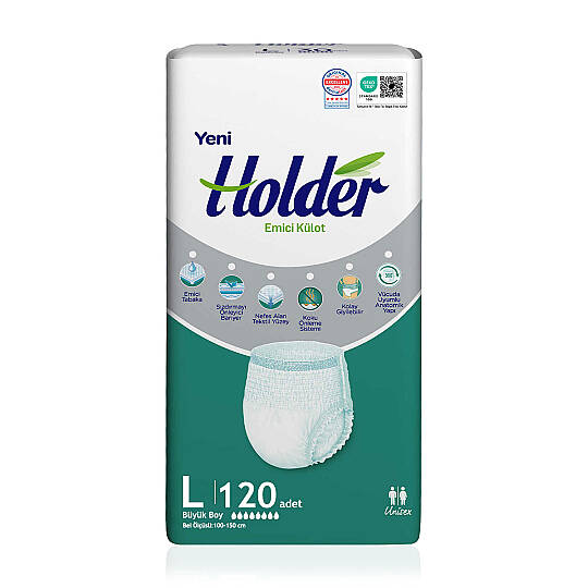 Önlem Emici Külot L-Large Beden 120 Adet