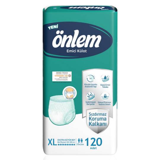 Önlem Emici Külot XL-Extra Large Beden 120 Adet