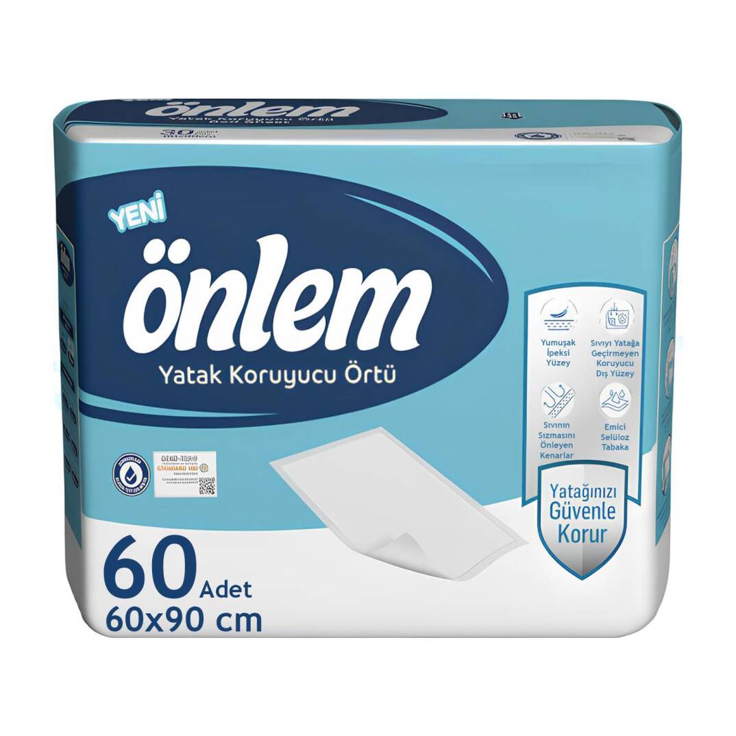 Önlem Yatak Koruyucu Örtü 60x90 Cm 60 Adet - 1