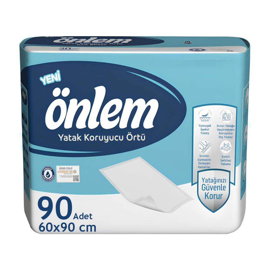 Önlem Yatak Koruyucu Örtü 60x90 Cm 90 Adet - 1