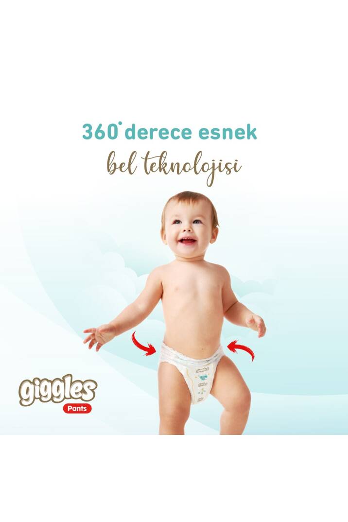 Pants Külotlu Bebek Bezi 4 Numara Maxi 150 Adet - 3