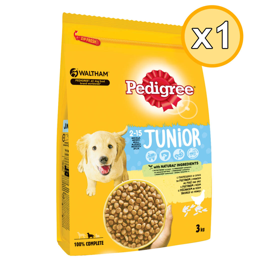Pedigree Kümes Hayvanlı ve Sebzeli Yavru Köpek Maması 3 Kg 1 Adet - 1