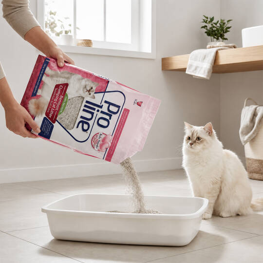 Proline Bentonit Bebek Pudrası Kokulu Kedi Kumu 10 Lt - 2