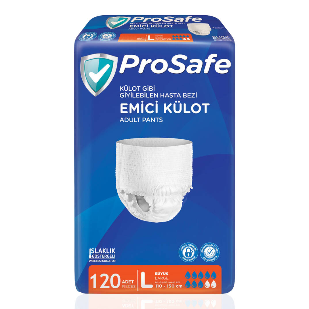 Prosafe Emici Külot L-Large Beden 120 Adet - 1