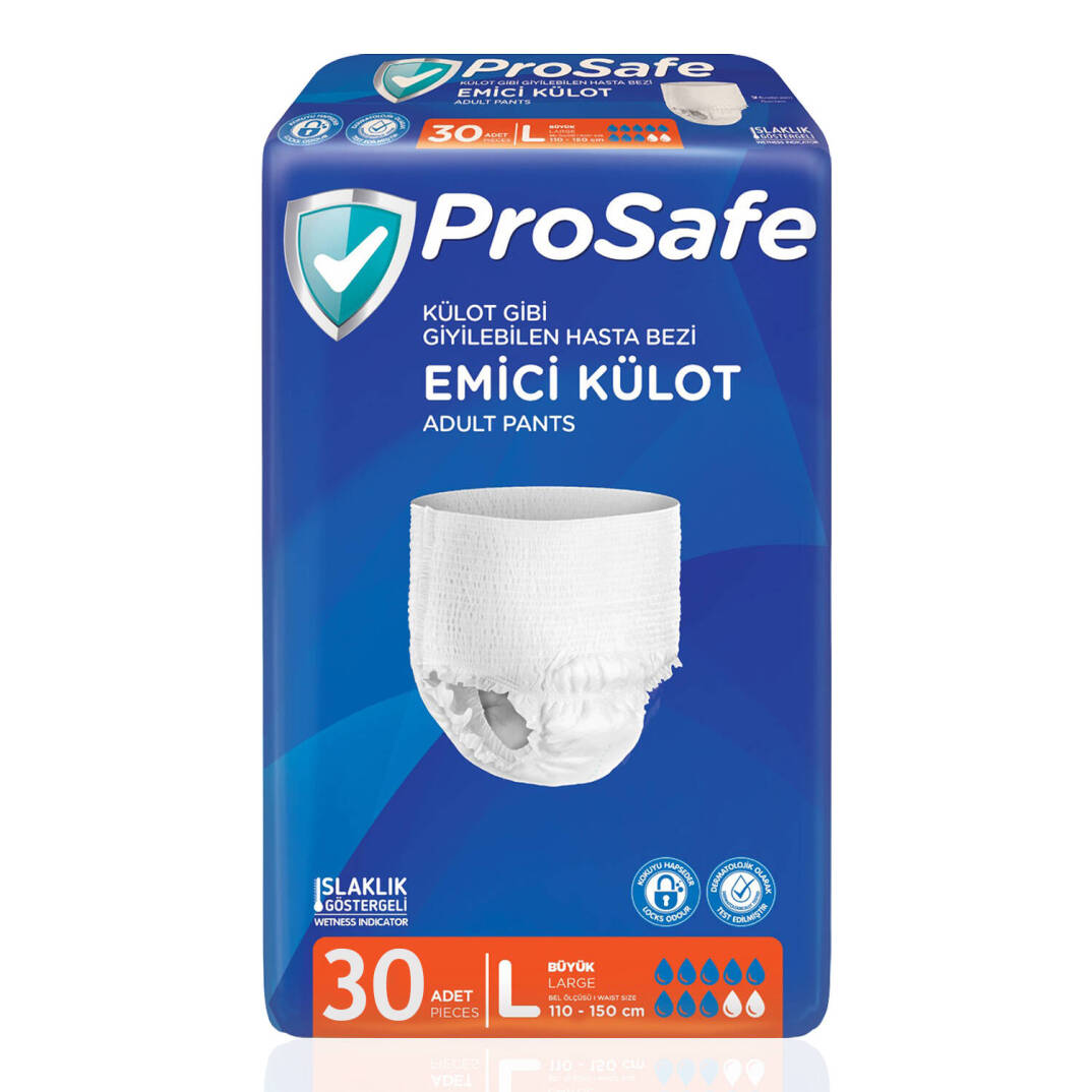 Prosafe Emici Külot L-Large Beden 30 Adet - 1