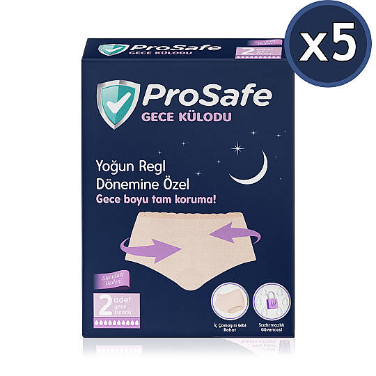 Prosafe 2'li Gece Külodu 10 Adet