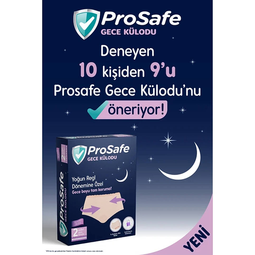 Prosafe 2'li Gece Külodu 4 Adet - 3