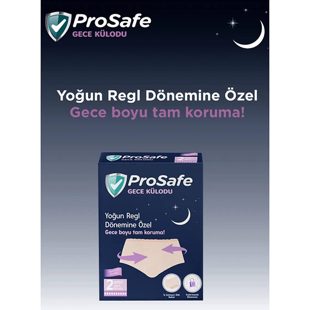 Prosafe 2'li Gece Külodu 8 Adet - 4