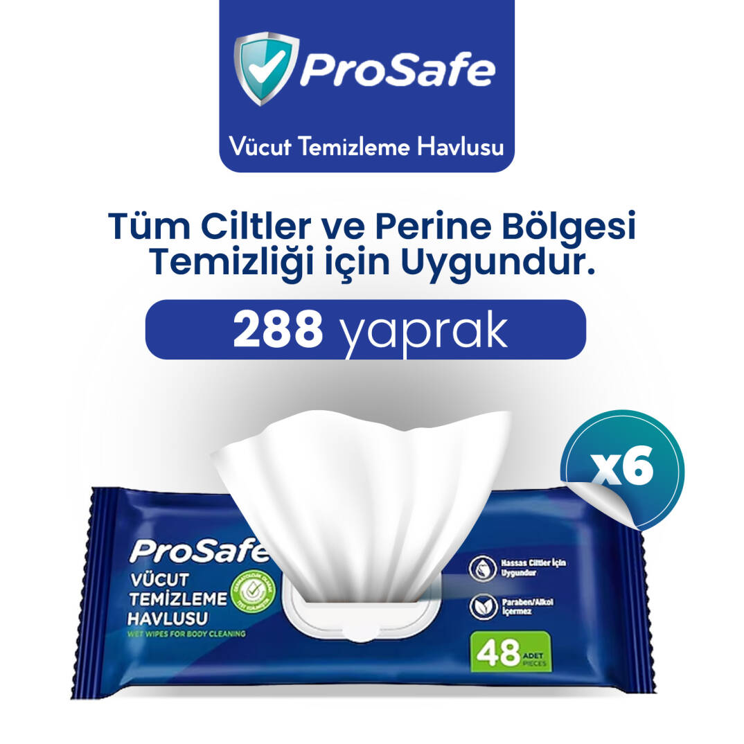 Prosafe Vücut Temizleme Havlusu 288 Adet - 1