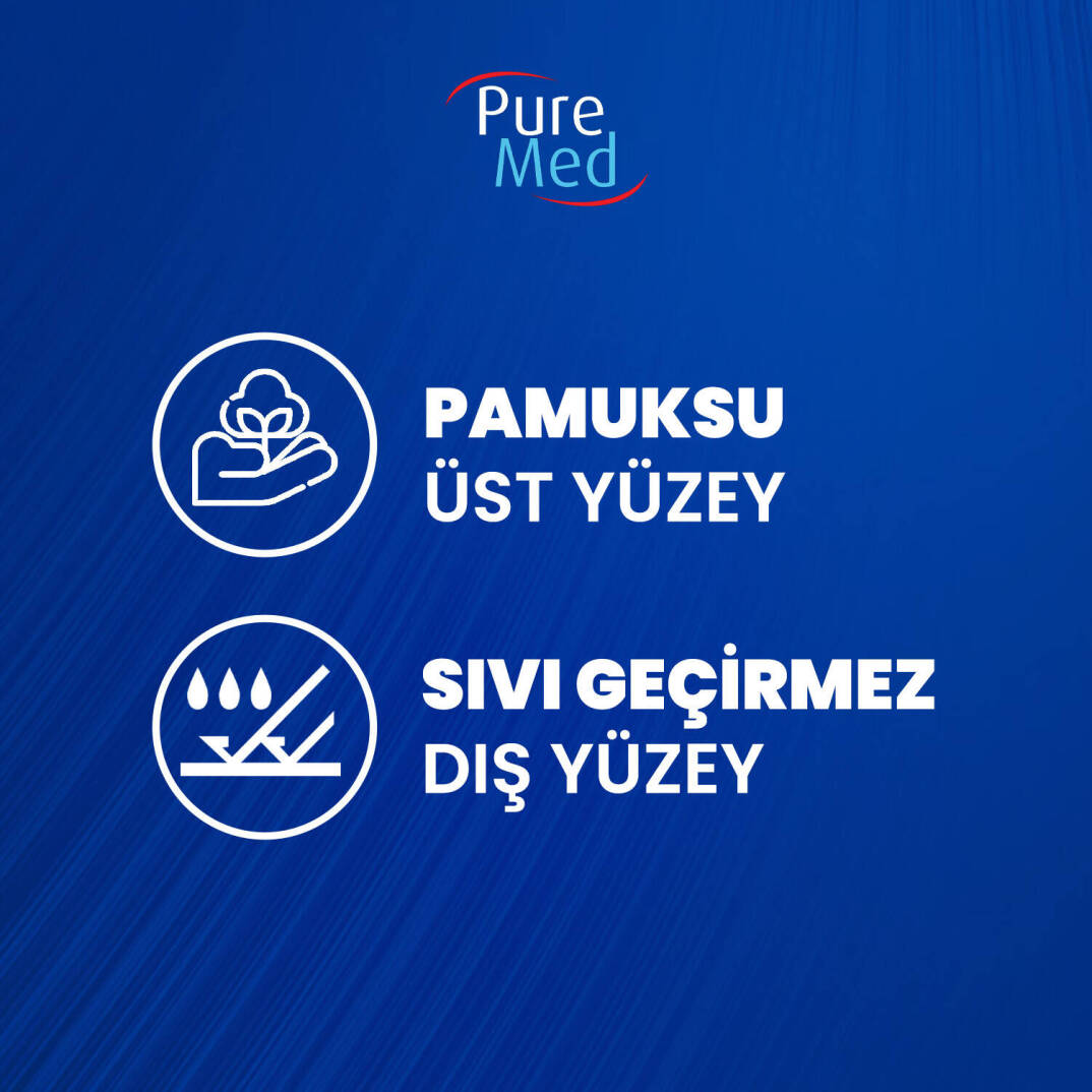 Puremed Yatak Koruyucu Örtü 60X90 Cm 60 Adet - 2
