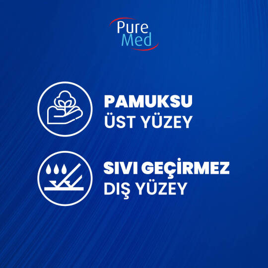 Puremed Yatak Koruyucu Örtü 60X90 Cm 90 Adet - 2