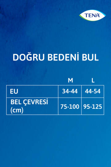 Silhouette Plus Kadınlara Özel Yüksek Bel Emici Külot Krem L 8’li 1 Paket (8 Adet) - 5