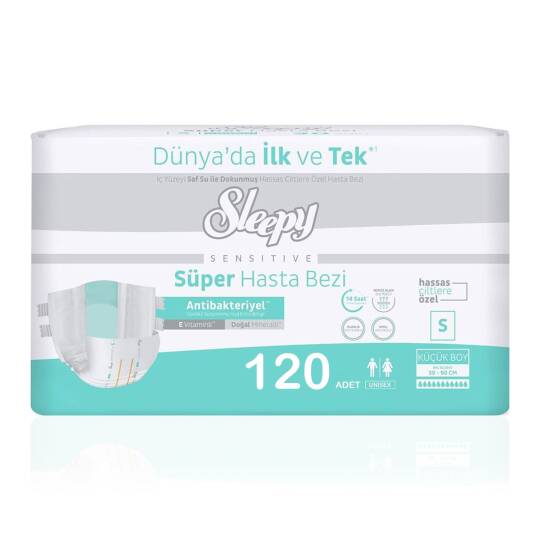 Sleepy Belbantlı Hasta Bezi S-Small Beden 120 Adet