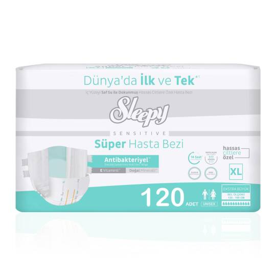 Sleepy Belbantlı Hasta Bezi XL-Extra Large Beden 120 Adet
