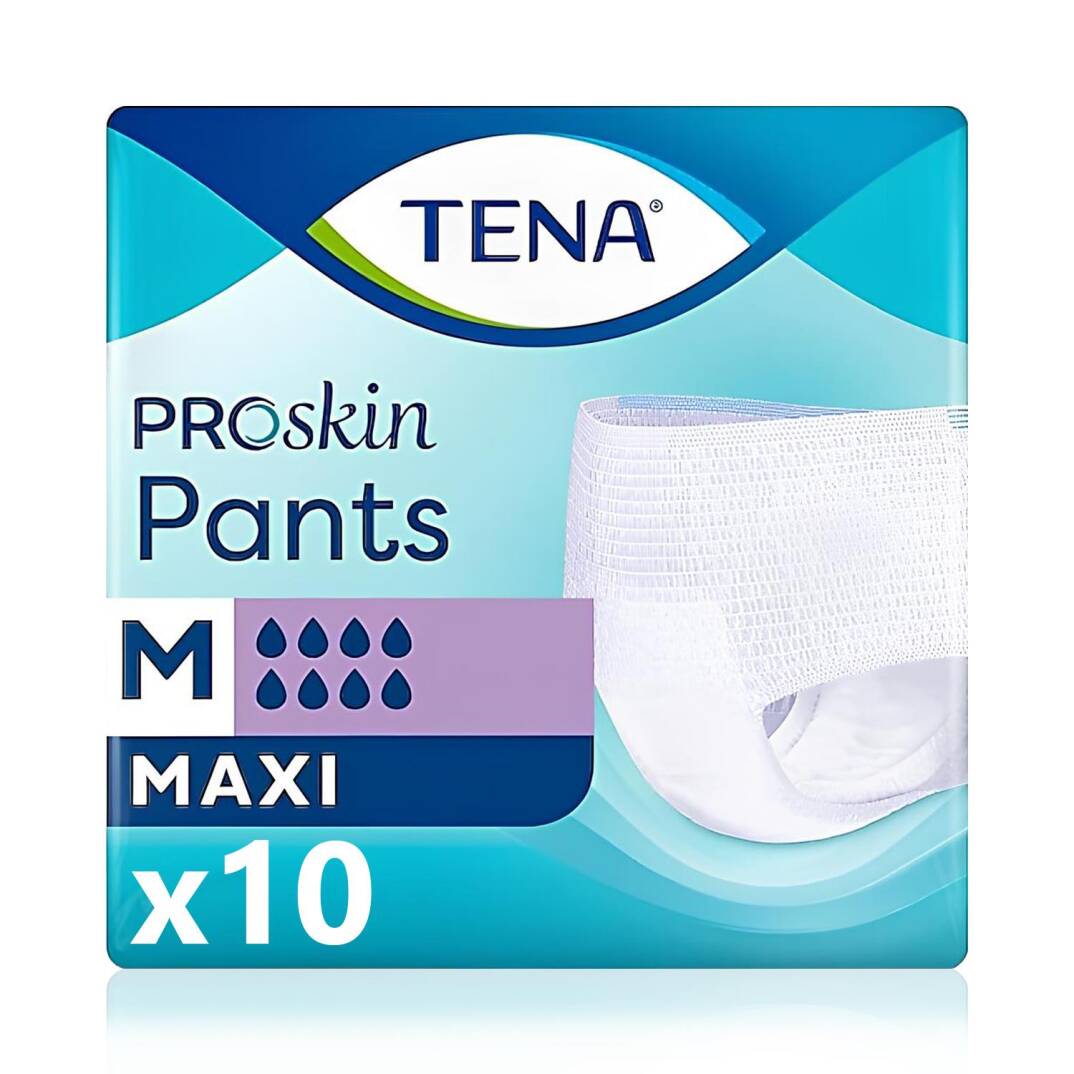Tena Proskin Pants Maxi 8 Damla Orta Boy (M) Emici Külot 10'lu - 1