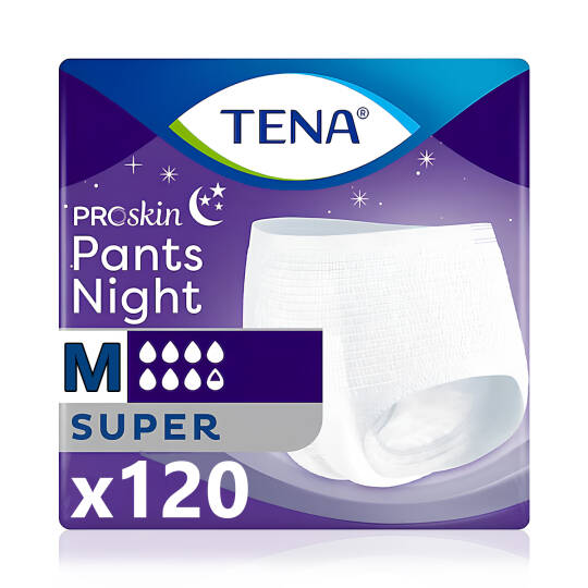 Tena Proskin Pants Night Gece İçin Emici Külot M-Medium Beden 120 Adet
