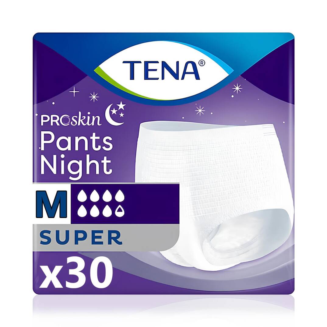 Tena Proskin Pants Night Gece İçin Emici Külot M-Medium Beden 30 Adet - 1