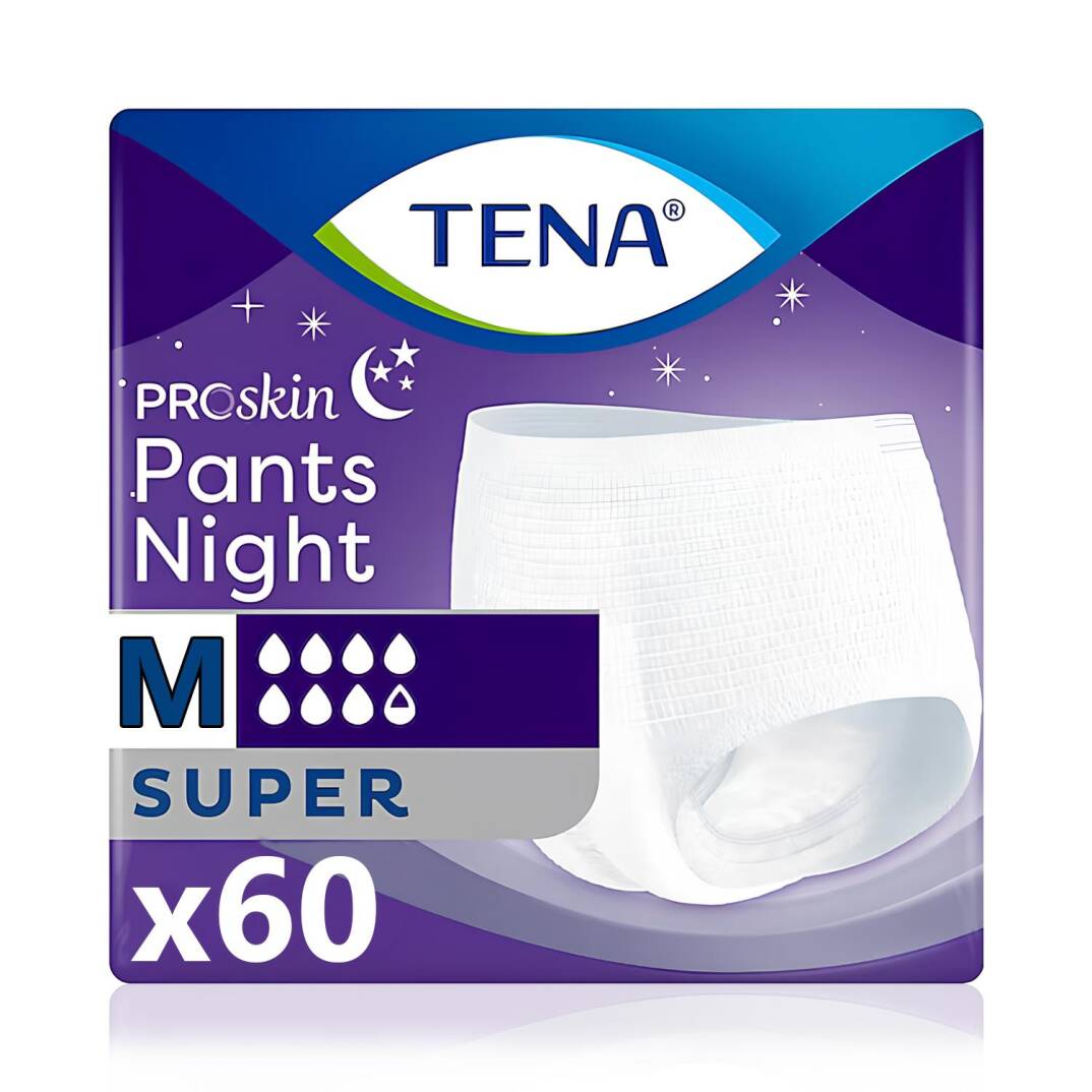 Tena Proskin Pants Night Gece İçin Emici Külot M-Medium Beden 60 Adet - 1