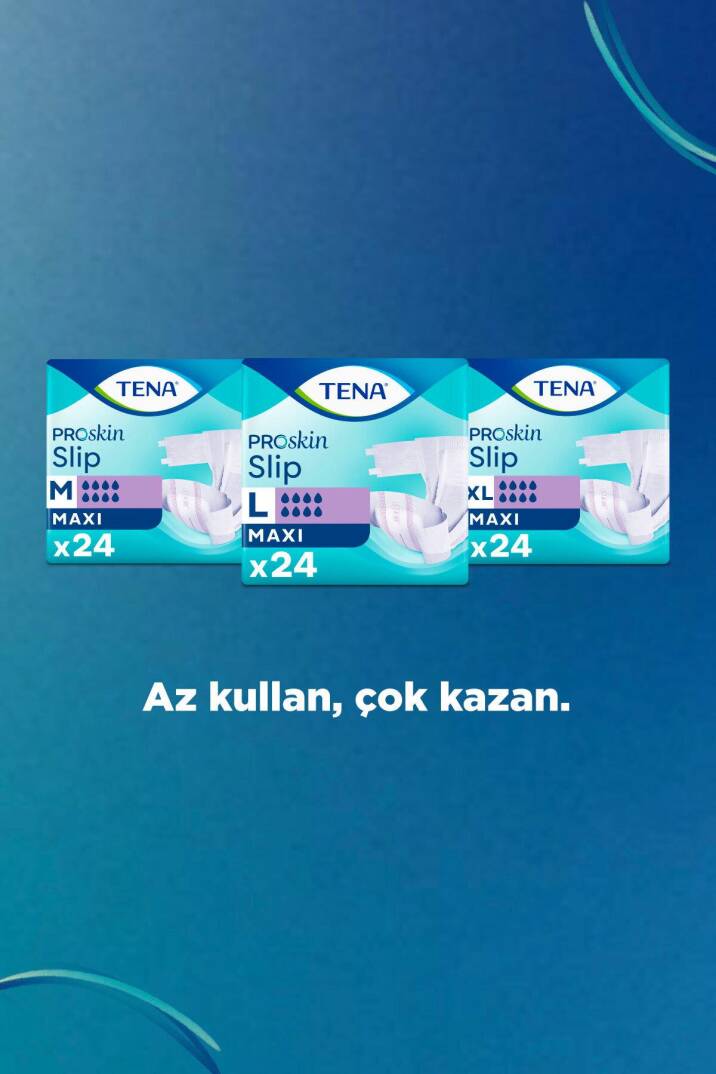 Tena Proskin Slip Maxi Belbantlı Hasta Bezi M-Medium Beden 96 Adet - 3