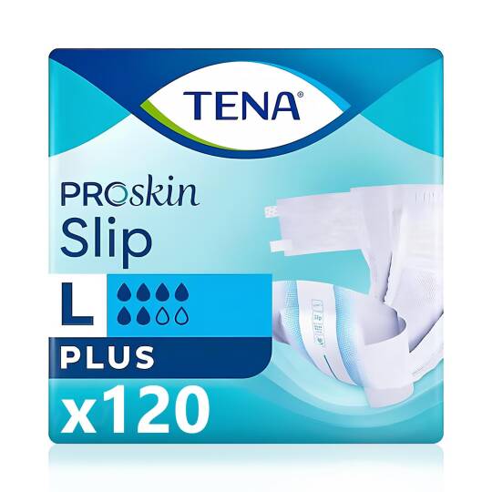 Tena Proskin Slip Plus Belbantlı Hasta Bezi L-Large Beden 120 Adet