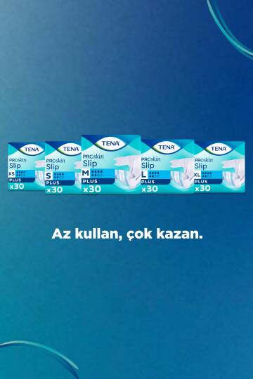 Tena Proskin Slip Plus Belbantlı Hasta Bezi L-Large Beden 30 Adet - 3