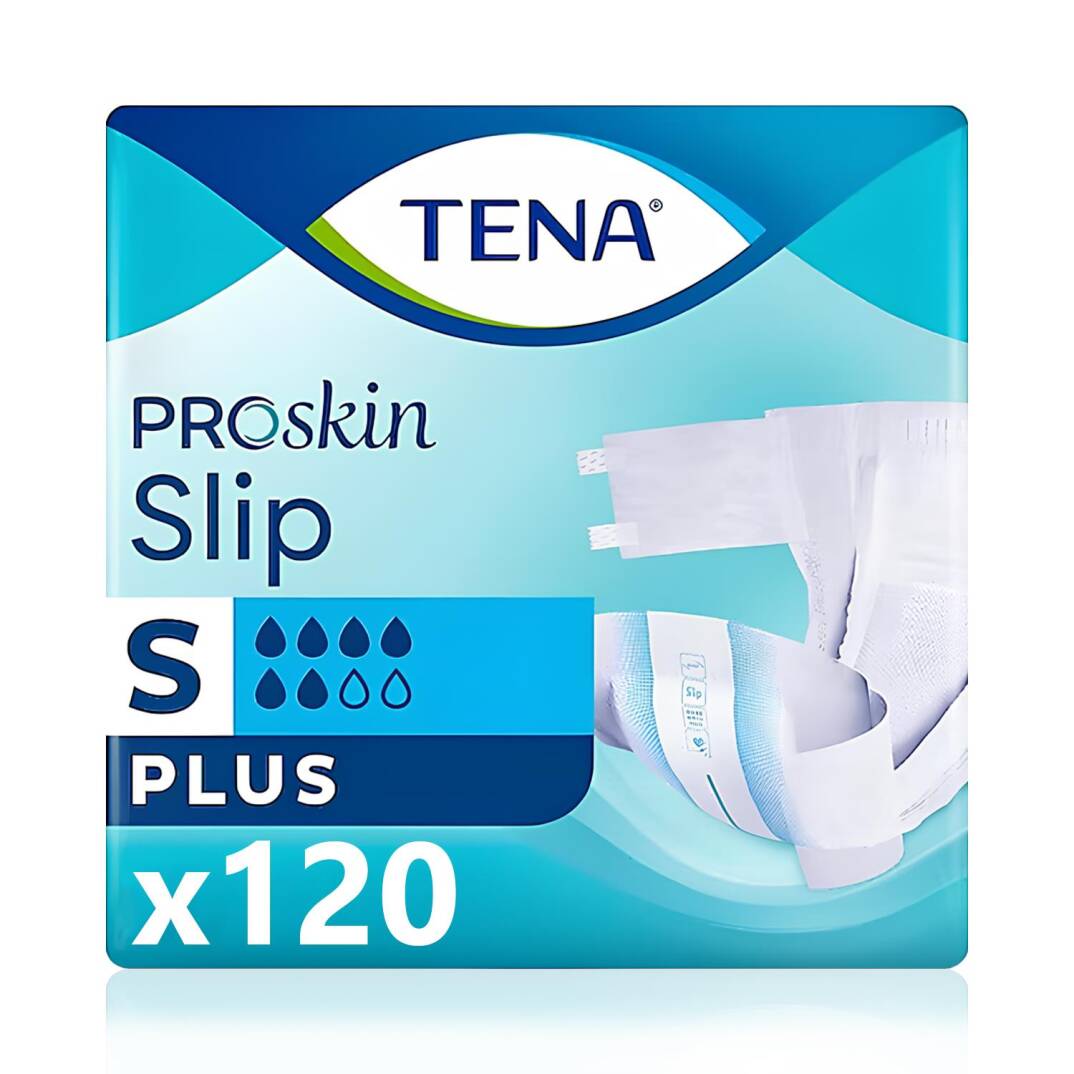 Tena Proskin Slip Plus Belbantlı Hasta Bezi S-Small Beden 120 Adet - 1